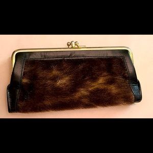 Vintage deluxe seal fur wallet by Godfred and Associates